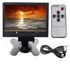 1024*600 7 Inch LCD HD PC Monitor Mini TV Computer Display 2 Channel Video Input Portable Security Monitor With Speaker HDMI VGA