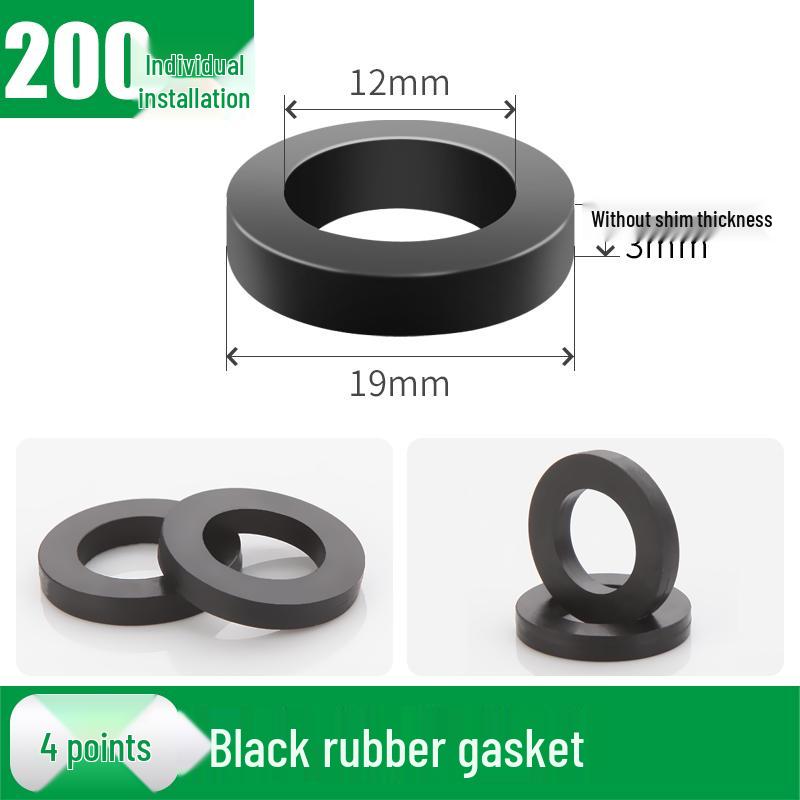 Комплект силиконовых прокладок с 4 точками и резиновых шайб для крана с 6 точками