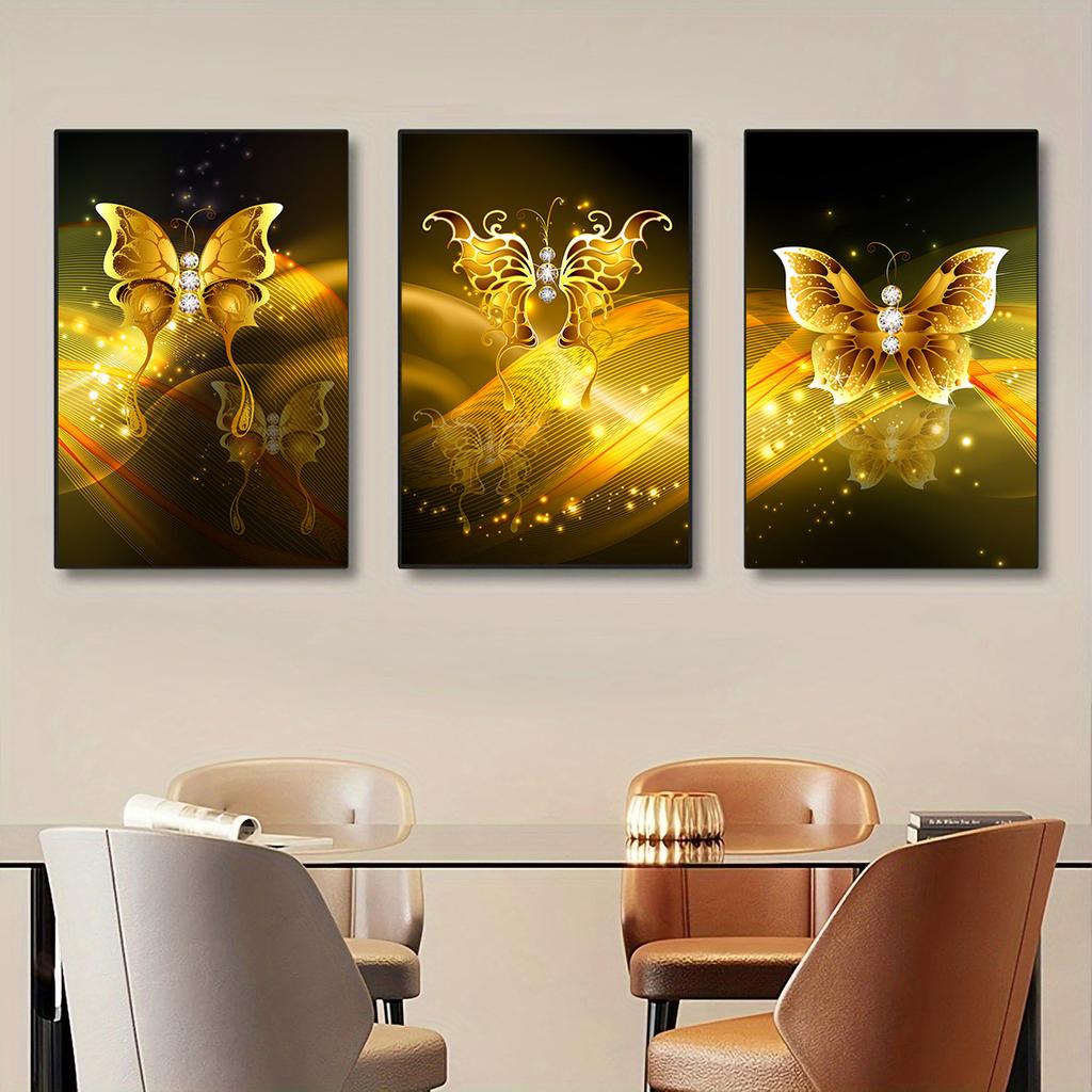 Butterfly Leaf Wall Art Prints Living Room Wall Art Canvas Paintings Bedroom Wall Poster Home Decoration Pictures