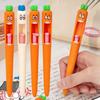 4Pcs/Box Multifunction Student Writing Pen ABS Carrot Ink Pen  Drawing Stationery