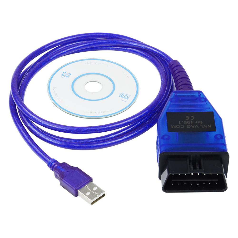 VAG 409 for Vag409 KKL For Volk-swagen/Sk-oda/Au-di/S-eat with FTDI FT232RL Chip OBD2 USB Diagnostic Scanner Cable
