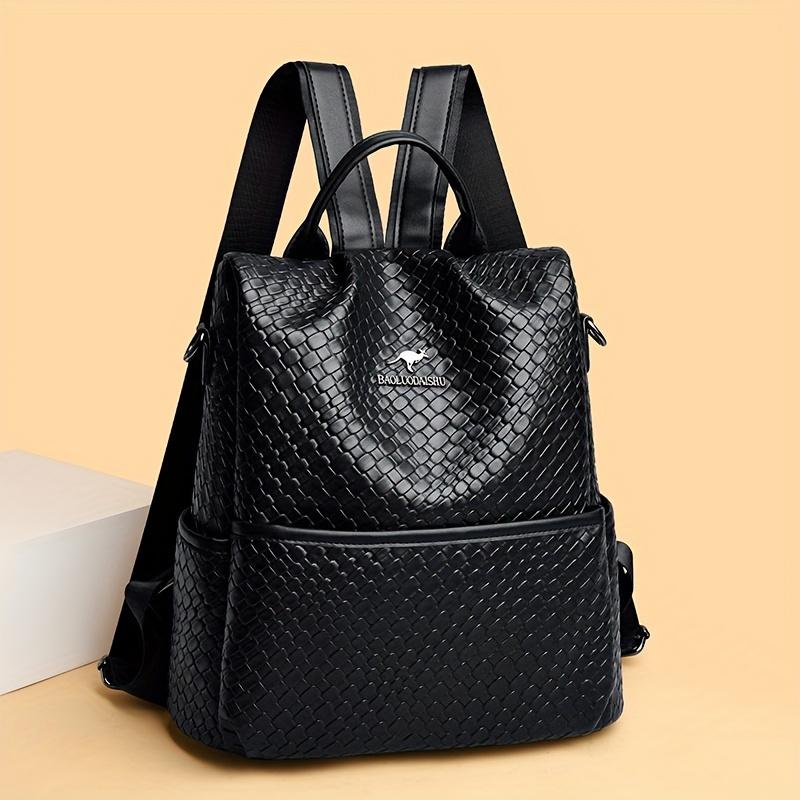 1 шт. Модный рюкзак, большая вместимость, универсальная дорожная сумка с защитой от кражи, повседневный стиль, синтетическая кожа, для мам среднего возраста