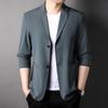Весна и лето новый стиль большой размер солнцезащитный легкий зрелый и высококачественный мужской повседневный маленький костюм легкий и тонкий деловой пиджак