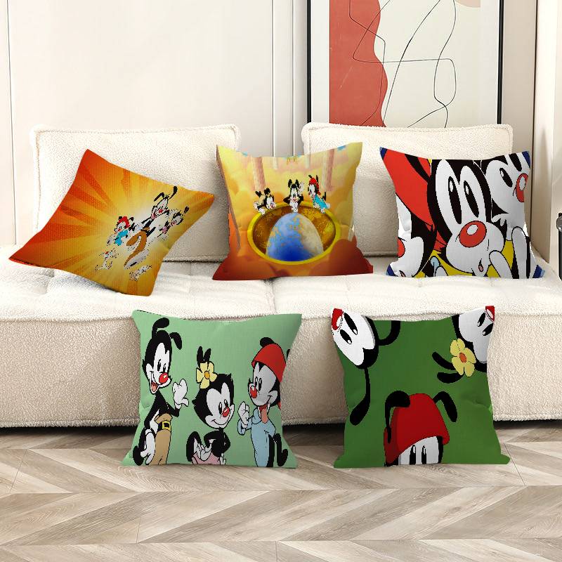 Мультфильм Animaniacs 45*45см Наволочка Декоративная Наволочка для Подушки Домашняя Наволочка для Подушки на Диван