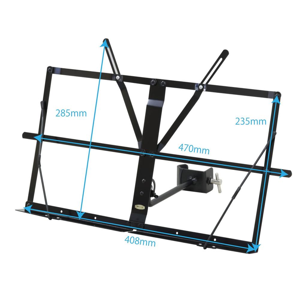 Kikutani MEB-3 Tabletop Music Stand for Microphone Stands