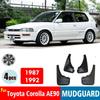 Для Toyota Carola AE90 1987-1992, брызговики, брызговики, брызговики, автомобильные аксессуары, автомобильный стиль, передняя и задняя часть, 4 шт.