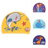 Elastic Fabric Children Swim Accessiories Kids Swimming Cap Protect Ears Cap Swim Pool Hat