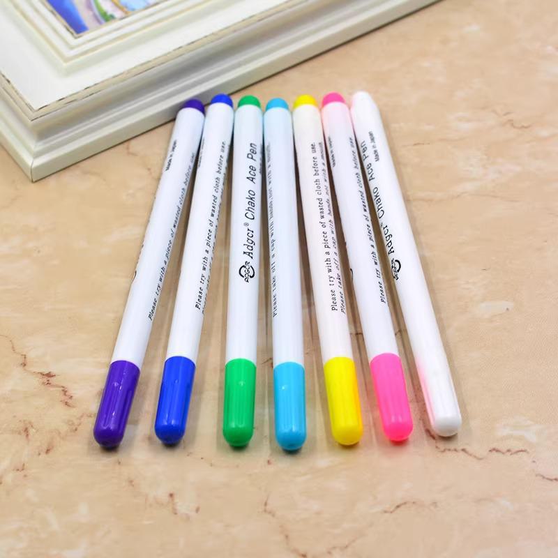 Водорастворимая стираемая ручка для вышивки: Автоматически исчезающий маркер для ткани для вышивки крестом и швейных проектов