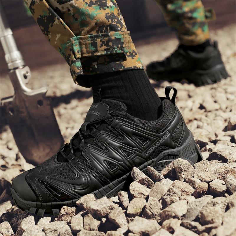 Новые мужские тактические ботинки, боевые, противоскользящие, брендовые, рабочие, защитные, дышащие, армейские ботинки спецназа, мужская военная мотоциклетная обувь