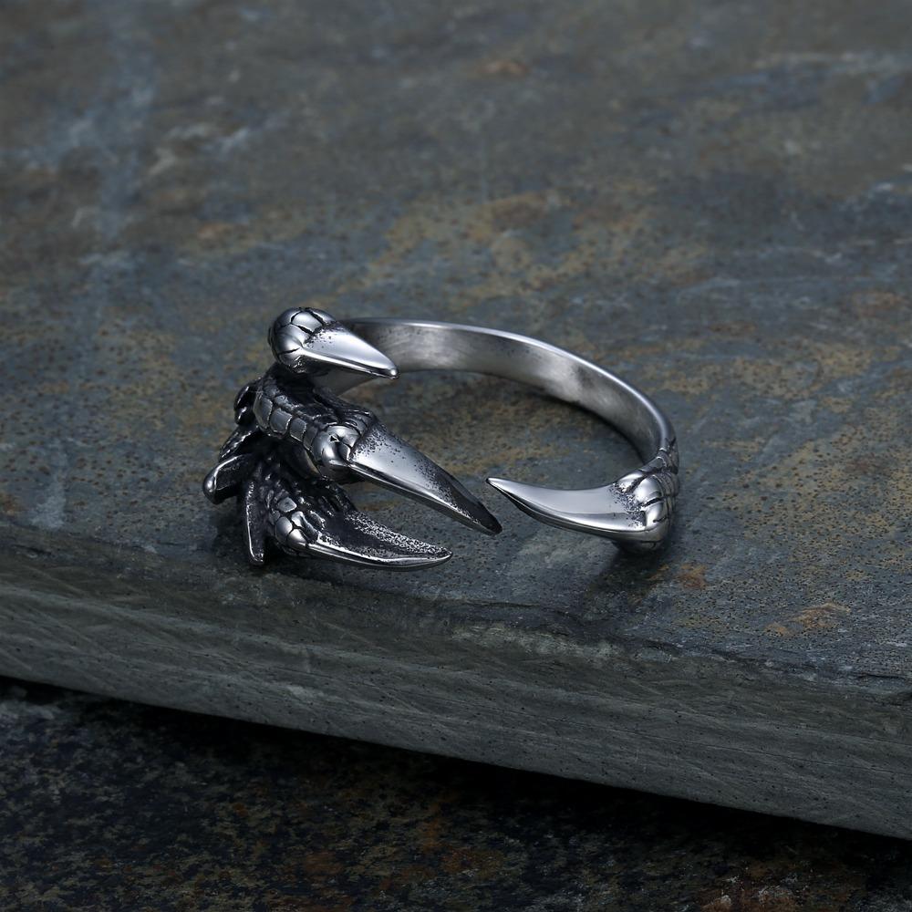 Новое популярное персонализированное и модное кольцо в виде когтя дракона для мужчин и женщин