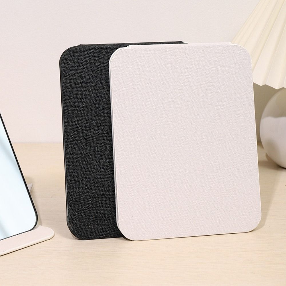 Cosmetic Desktop Vanity Mirror Square Shape Makeup Mirror Simple Table Mirror Make Up