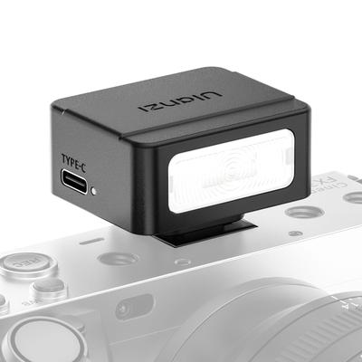 Мини-вспышка Ulanzi SL01, мини-вспышка Speedlite, стробоскопическая ручная вспышка с креплением на горячий башмак с одним контактом, цветовая температура 6500 К, 4 уровня