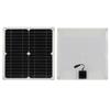 Комплект солнечной панели Зарядное устройство для панели монокристаллических солнечных батарей Двойной USB + выход постоянного тока 15 Вт для зарядки на открытом воздухе