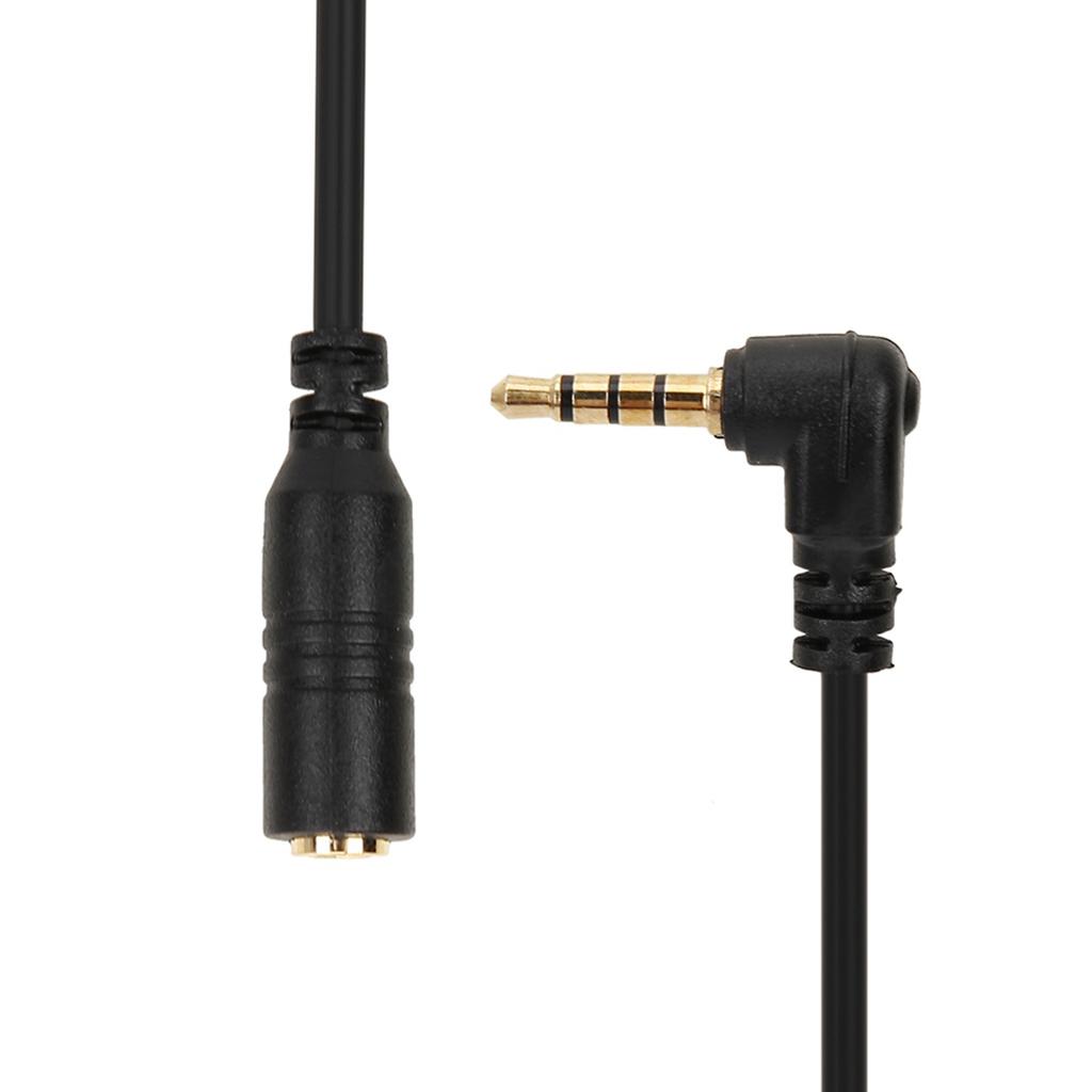 3.5mm Earphone Headphone Adapter Connector TRS To TRRS Converter Cable Line