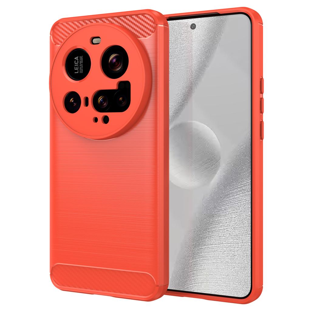 For Xiaomi 15 Ultra Case Protective Phone Cover Carbon Fiber Texture Brushed