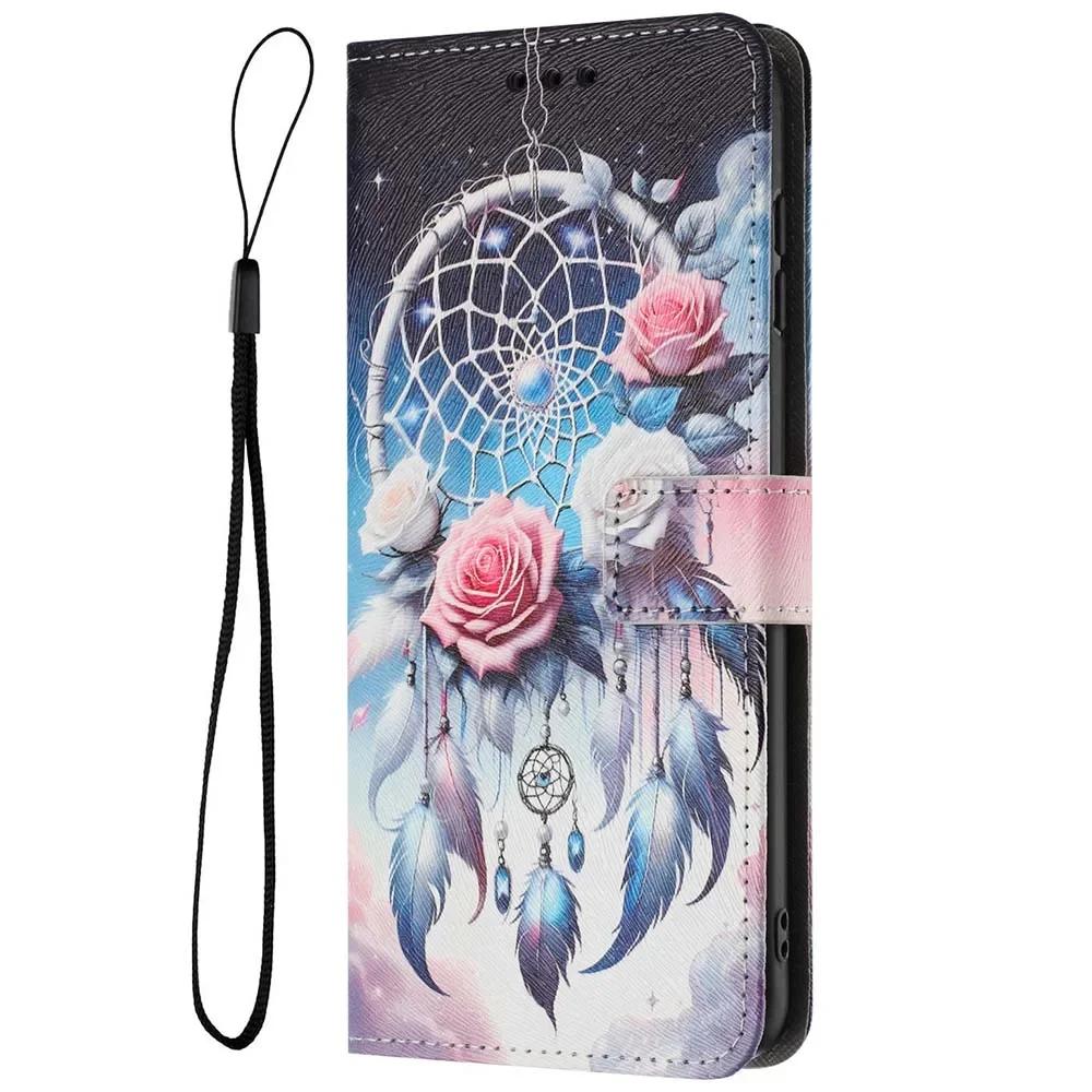 Кошелек-книжка для iPhone 16E 16 Pro Max 15 14 13 12 11 XR 6 6S 7 8 Plus SE 2022 Ударопрочный кожаный чехол для телефона с держателем для карт