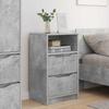 Nightstands 2 pcs Concrete Gray 40 x 30 x 67 cm Engineered Wood