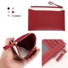 Portable PU Leather Women Coin Wallet Multi-card Slot Waterproof Card Bag Ultra-Thin Short Wallet Daily Use