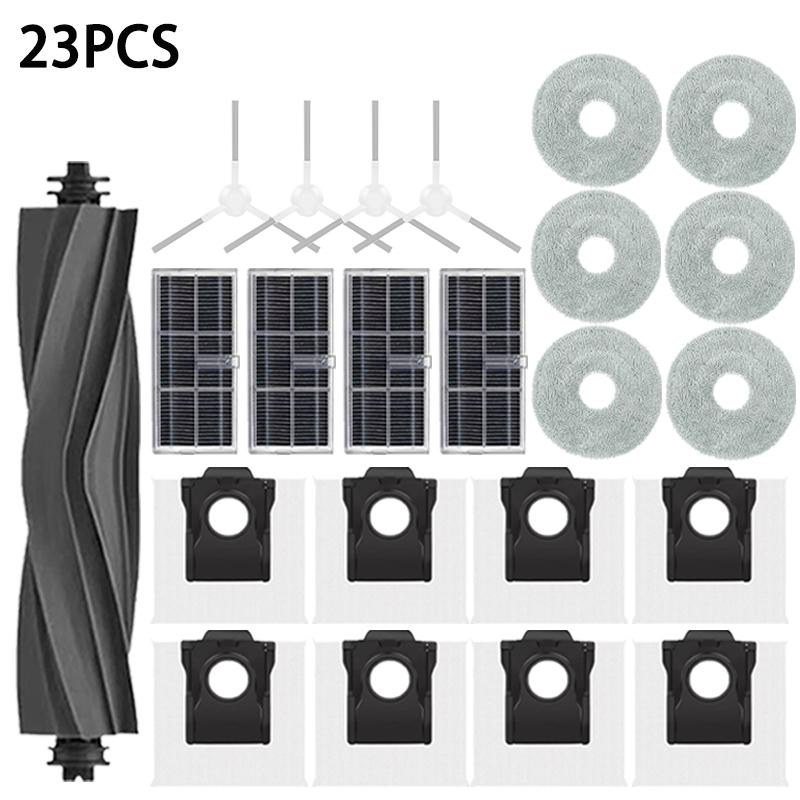 Accesorios de repuesto para aspiradora Dreame Mova E30 Ultra / Trouver E30 Ultra, filtro de Cepillo Lateral principal, bolsa de