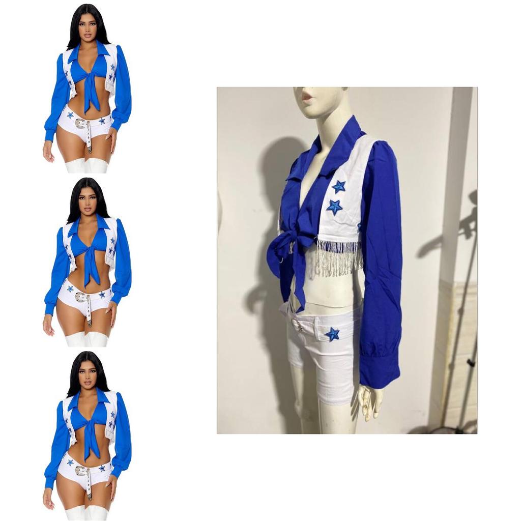 Стильный костюм чирлидерши для женщин, идеально подходящий для Хэллоуина и сценических выступлений