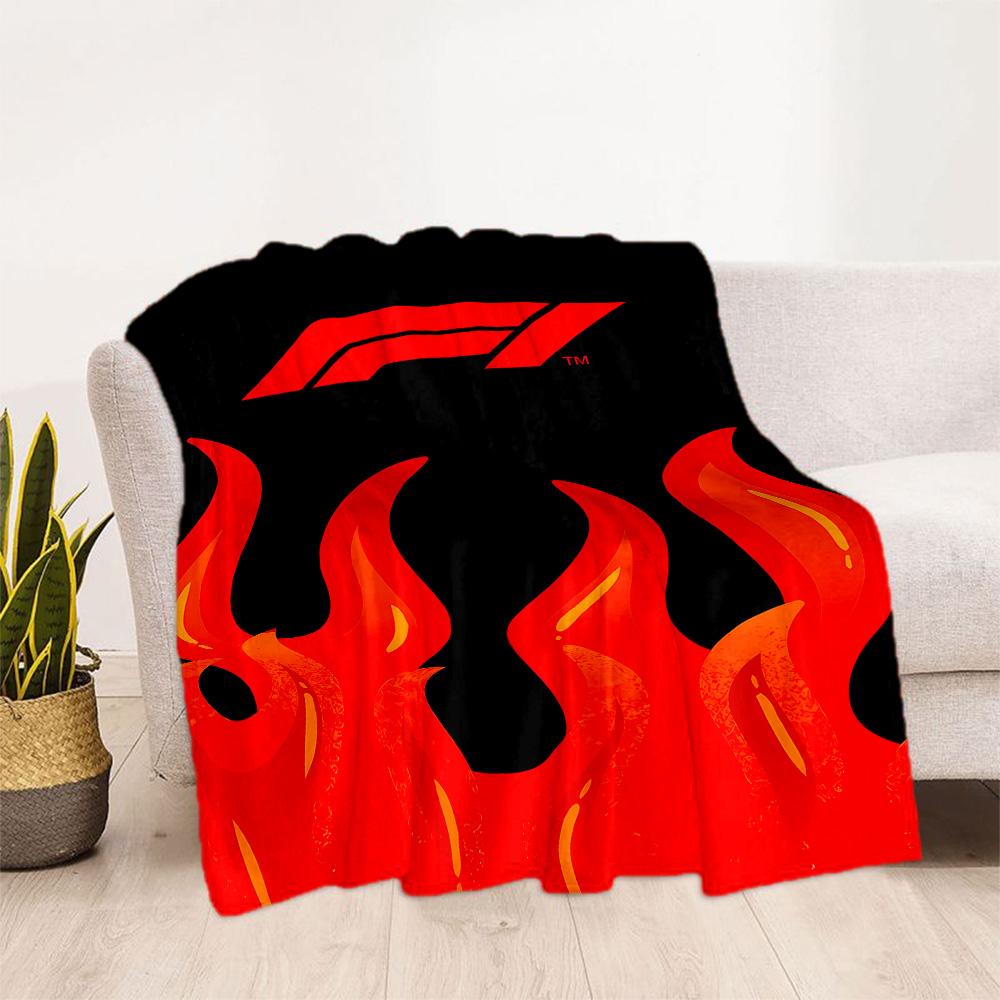 Formula 1 Speed Icon Flannel Blanket-Soft and Suitable for Sofas,Beds,Offices,Travel,All Seasons,Great Gift for Holidays and Birthdays.