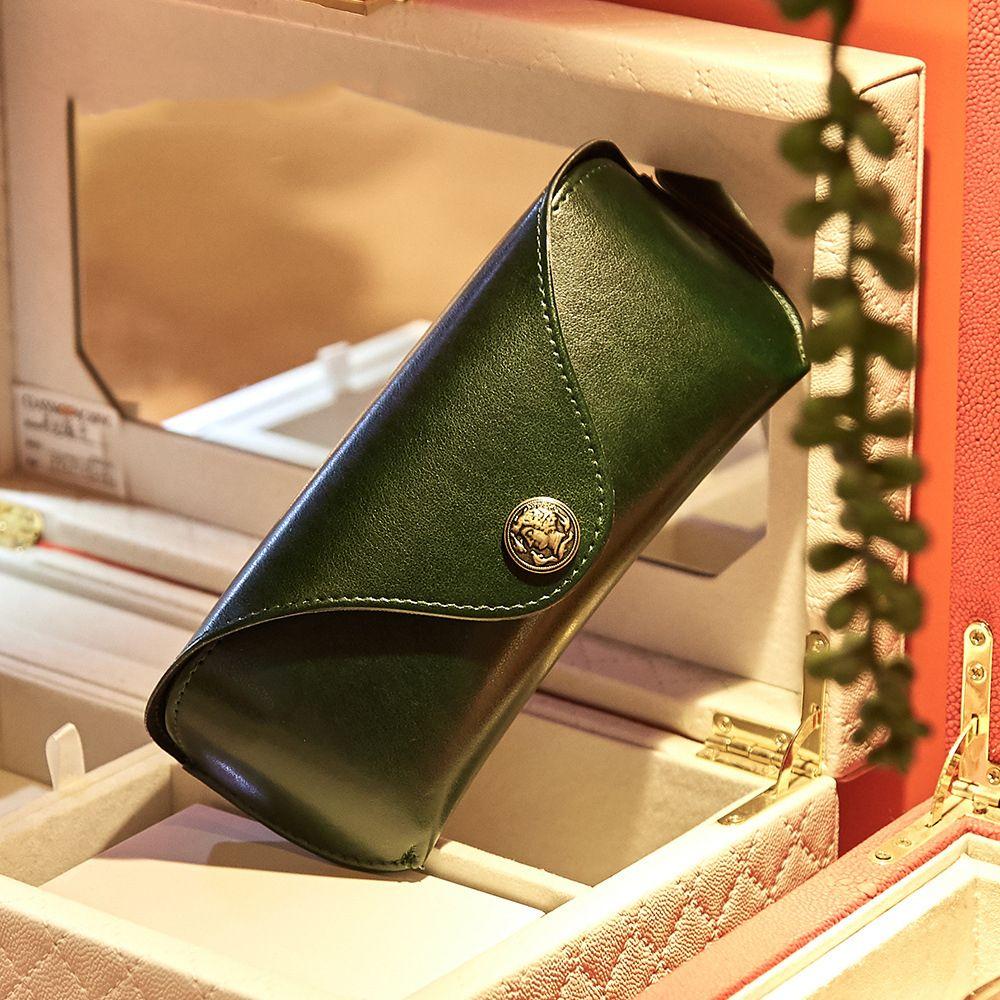 Унисекс Мягкий Кожаный Портативный Защитный Чехол для Очков Держатель для Солнцезащитных Очков Коробка Коробка для Очков