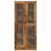 Highboard with Vintage Wood Look 82.5 x 30.5 x 185 cm Engineered Wood