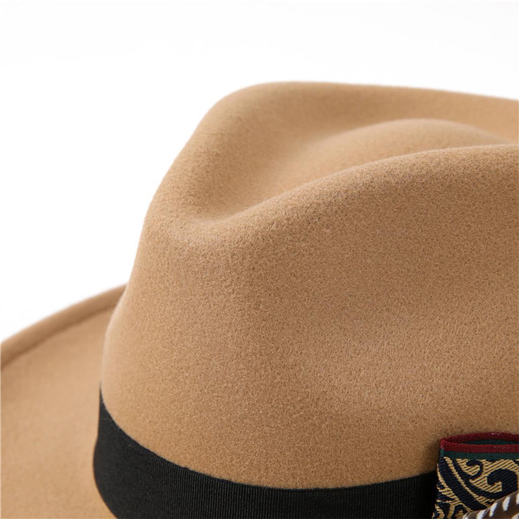 Шерстяная шляпа для мужчин, модная и высококачественная, церемониальная шляпа с перьями и сердцем для женщин, высококачественная рыцарская шляпа