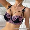 European & American Lace Lingerie: Women's Summer Soft Molded Cup Bow Bra - Light Style