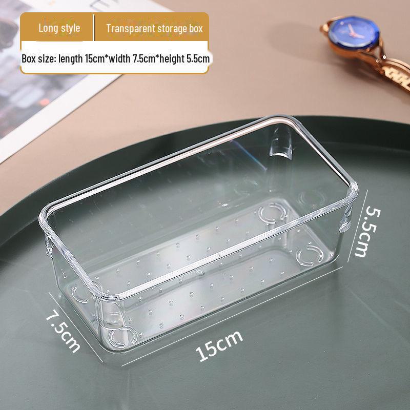 Коробка для хранения ювелирных изделий с антиокислительным покрытием для сережек, ожерелий и колец - прозрачный органайзер с ящиками