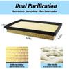 Engine & Cabin Air Filter Kit For RAV4 Hybrid (-2025), Camry Hybird (2018-2025), Highlander Hybrid (-2025), Sienna Venza (-2025), RAV4 Prime (Not