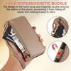 Crossbody Zipper Wallet with Card Holder Phone Case for IPhone 16 15 14 11 Pro Max XS X XR 7 8 Plus 13 12 Mini Se4 Leather Cover