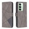 For Xiaomi Redmi 15 5G (Global) (169mm) Phone Case BINFEN COLOR Wallet Stand Geometry Imprinted Leather Cover
