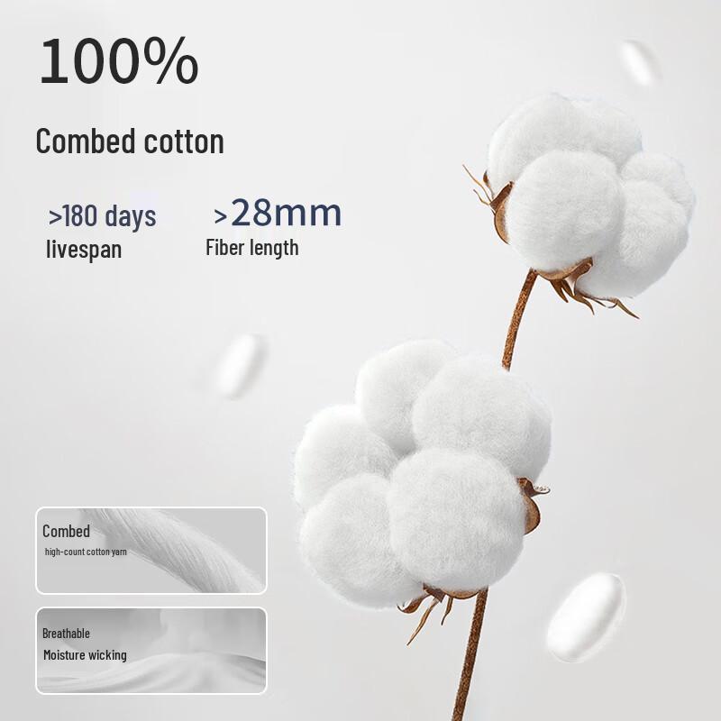 Nanjiren Мужские трусы-боксеры из чистого хлопка (Роскошная серия)