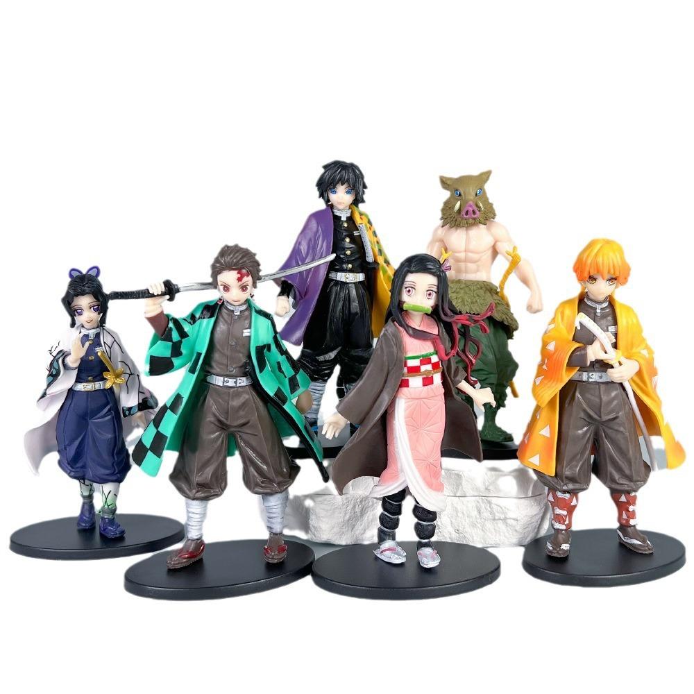 Фигурка Действие Убийца Демонов Kimetsu no Yaiba фигурка Камадо Танджиро Агацума Зеницу Незуко Воин ПВХ Модель Игрушки
