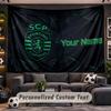 Персонализированный гобелен Sporting CP Поддержка Индивидуальное Имя, Настенное Искусство Домашний Декор