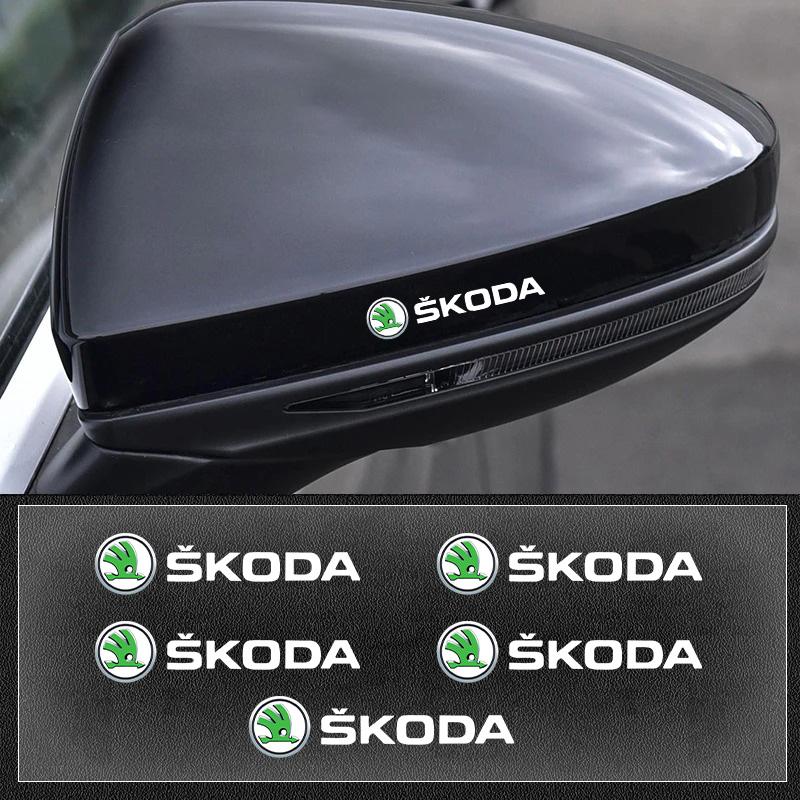 Car Interior Decoration Stickers Pasted Waterproof Decor For Skoda Octavia Fabia Rapid Yeti Superb Octavia A5 A7 Rapid Kamiq VRS