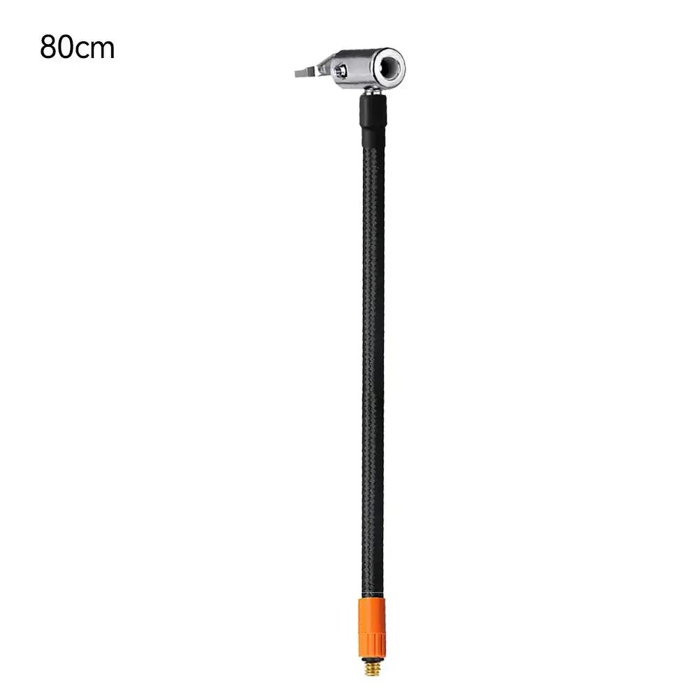 M6 запирающийся воздушный патрон с воздушным шлангом, стандартный клапан для шин, тонкая резьба, адаптер для шланга для накачивания, трубка для накачивания 20-80 см