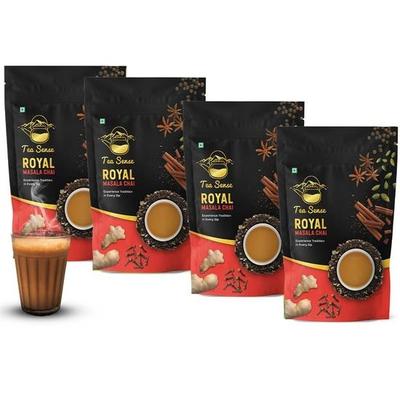 TEA SENSE Royal Masala Chai | 800 г | Крепкий и кадак | Ассам CTC, имбирь, кардамон, гвоздика, корица, черный перец, звездчатый анис | Чайпати