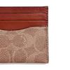 Coach Визитница Signature Storage Искусственная кожа и Коровья кожа Визитница Мужская Коричневый/Ржавый