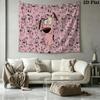 Courage Wall Tapestry Aesthetic Wall Hanging Printed Fabric Blanket Decorative Tapestries for Bedroom Living Room Home Decor