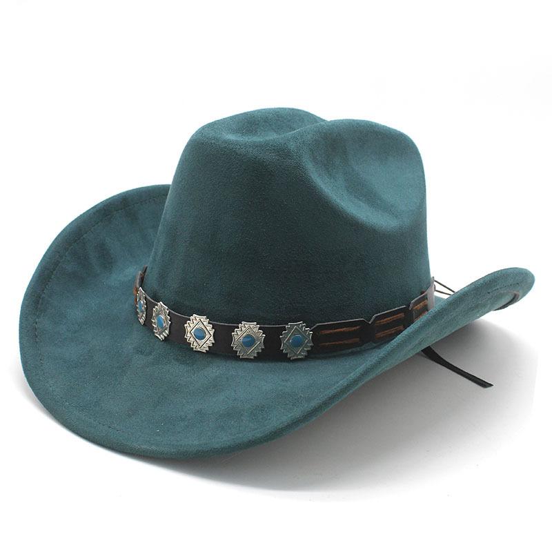 Fashion Casual High Top Big Eaves Suede Jazz Hat Outdoor Shopping Styling Felt Top Hat