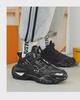 Men's 2024 Autumn/Winter Rotating Buckle Trendy Mecha Dad Shoes with Thick Sole for Leisure Sports and All-Match Style.