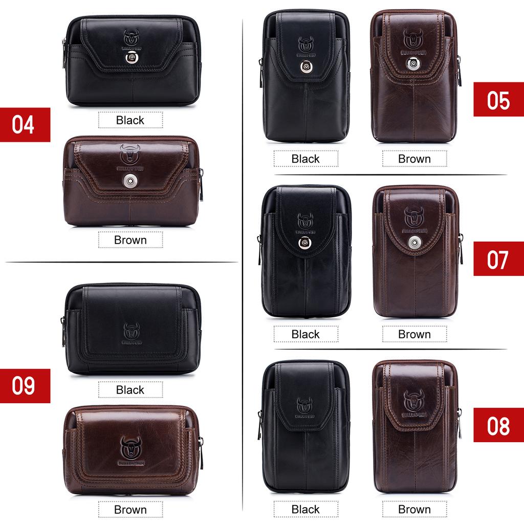 Мужская кожаная поясная сумка, поясная сумка, поясная сумка, чехол для телефона с петлей для ремня