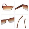 Korean Clear Lens Ultra-light Presbyopic Glasses Readers Eyewear Reading Glasses Half Frame