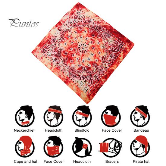 Хип-хоп квадратная бандана из дышащего хлопка для мужчин, женщин, мальчиков и девочек, многоцелевой летний носовой платок с принтом, солнцезащитный шарф для волос, Рождественский подарок