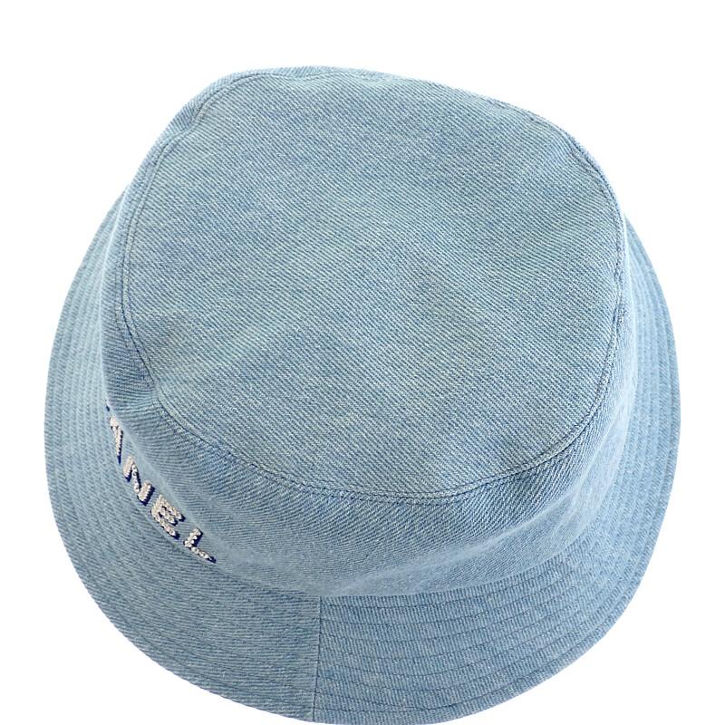 CHANEL  AA8088 hat blue denim Women