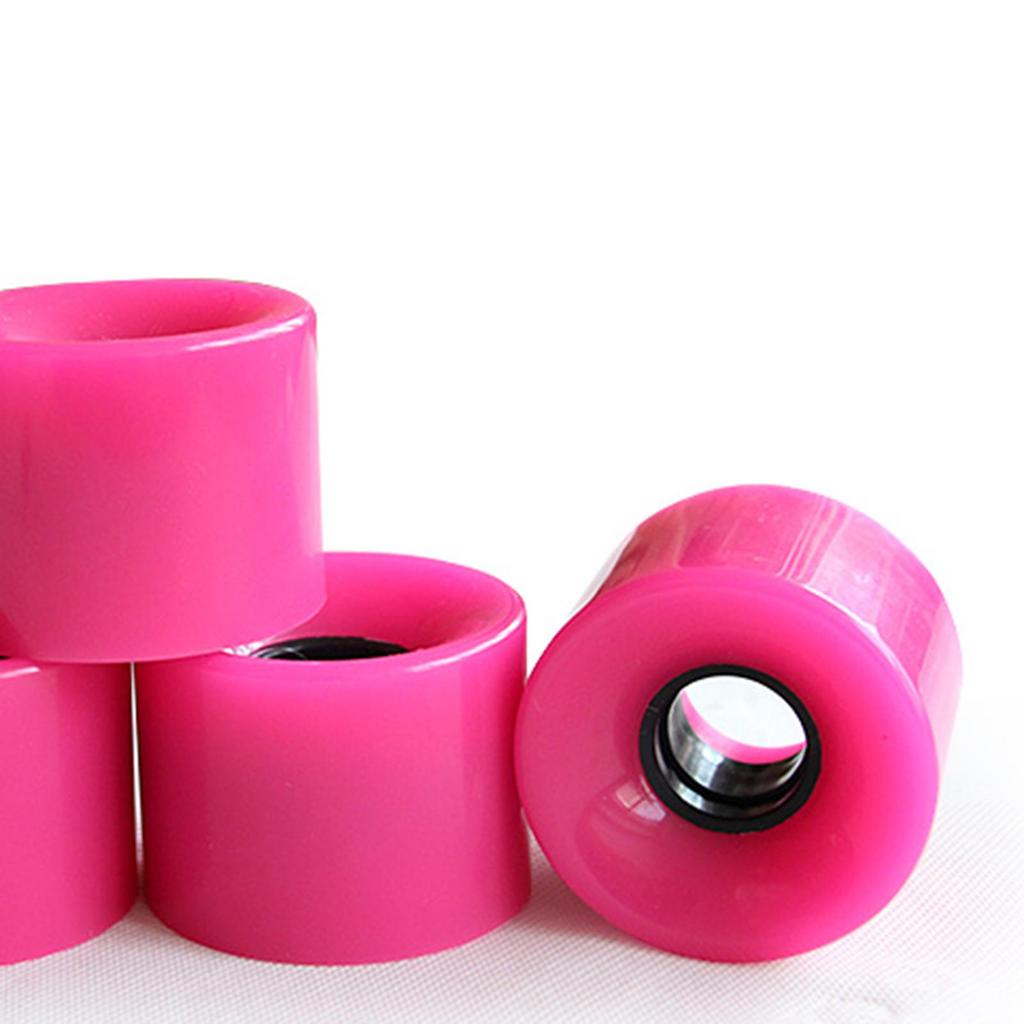 4x 78A Skateboard Wheels Longboard Cruiser Indoor Skating Road Skate Equipment