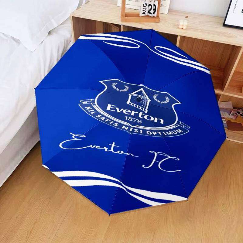 1PC Fc Crest Design Printed Umbrella Folding umbrella, automatic umbrella 8-Frame for Travel, camping Fan gifts Christmas Gifts