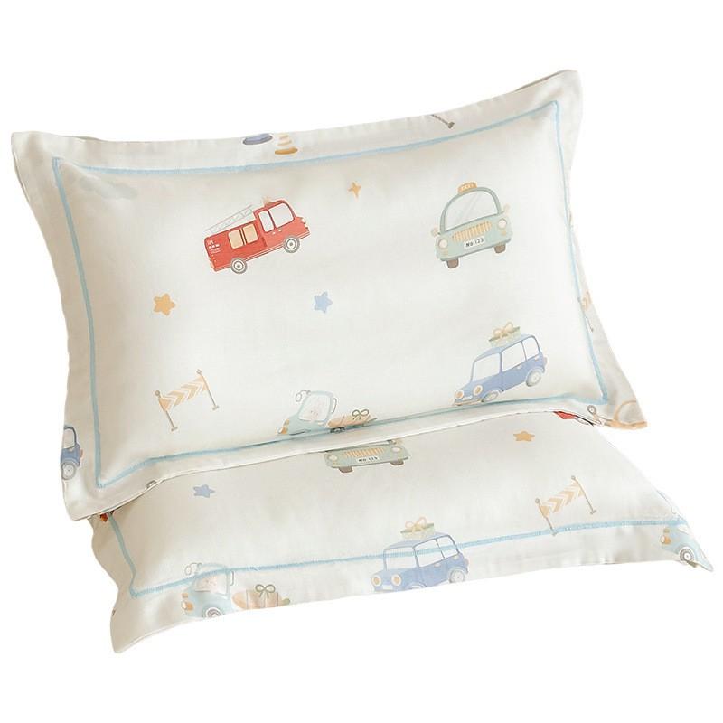 Baby Pillowcase A-Grade Bamboo Cotton Muslin Infants Toddlers Cooling 40x60cm Kids Bedding